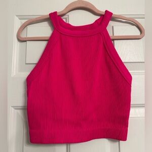 Aerie Superchill High Neck Seamless Bra Top